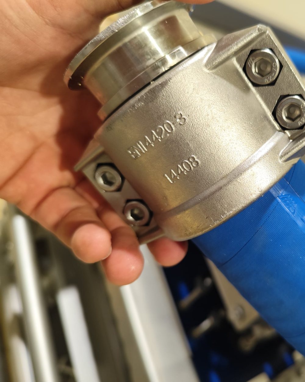 Abraçadeiras em aço inox segmento alimentar