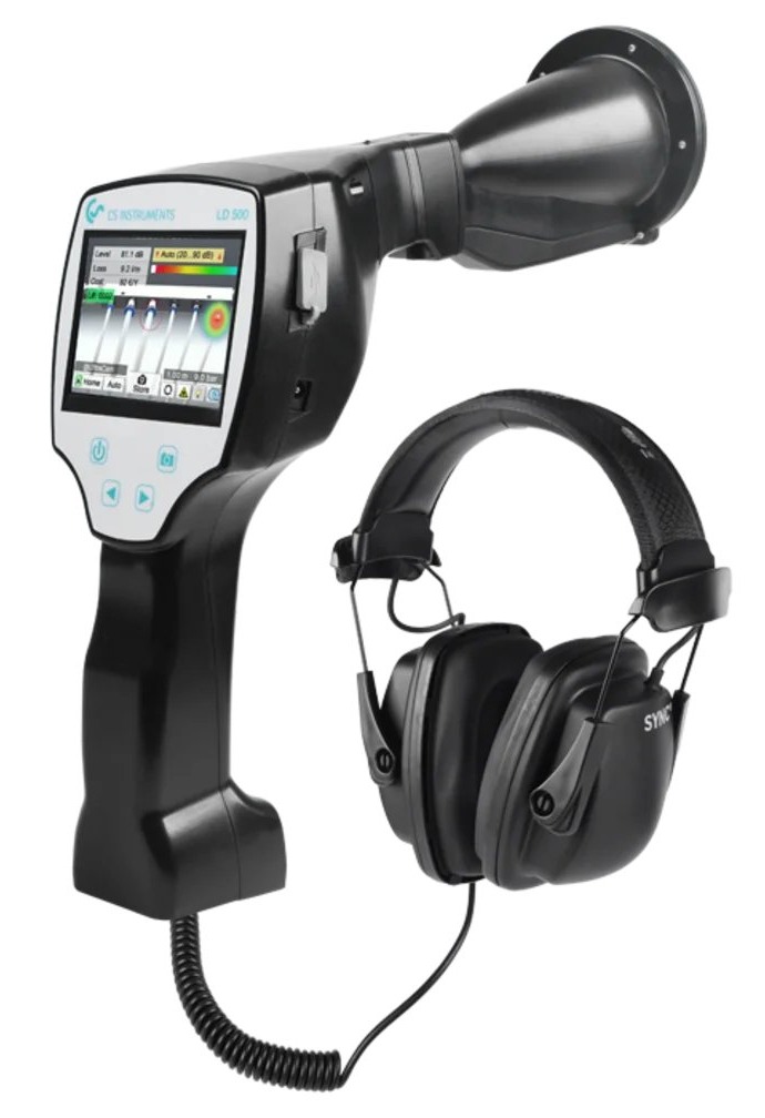 Câmara de ultrassons LD 510 com auscultadores