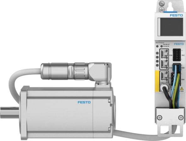 Motor e servo atuador Festo
